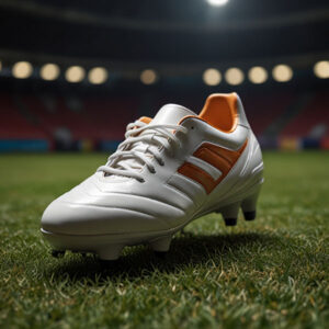 White Iconic Soccer Boot