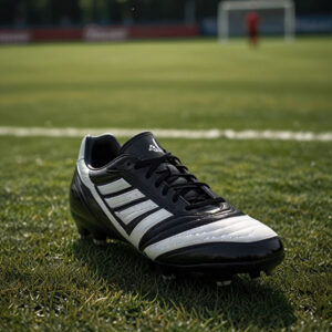 Black Iconic Soccer Boot